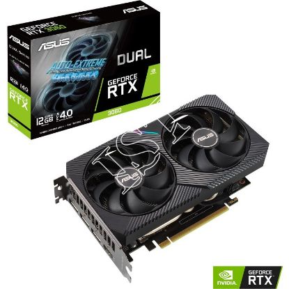 تصویر کارت گرافیک ایسوس DUAL GeForce RTX 3060 OC 12GB Gaming