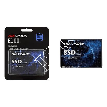 تصویر هارد SSD لپ تاپ 512 گیگابایت هایک ویژن Sata 2.5Inch E100 گارانتی آواژنگ